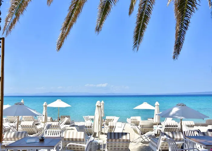 At Beachfront Lilia In Pefkohori, Halkidiki For A Dreamy Vacation Villa Pefkochori