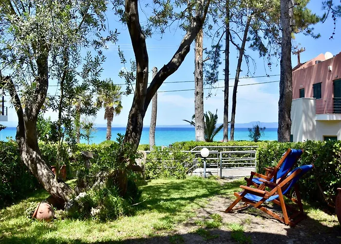Villa At Beachfront Lilia In Pefkohori, Halkidiki For A Dreamy Vacation Pefkochori