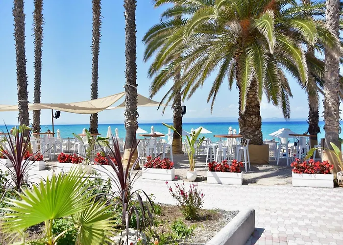 Villa At Beachfront Lilia In Pefkohori, Halkidiki For A Dreamy Vacation Pefkochori